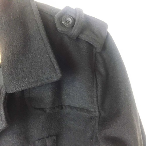 RUDE Jackets & Coats Rude Hot Topic Wool Black Double Breasted Coat